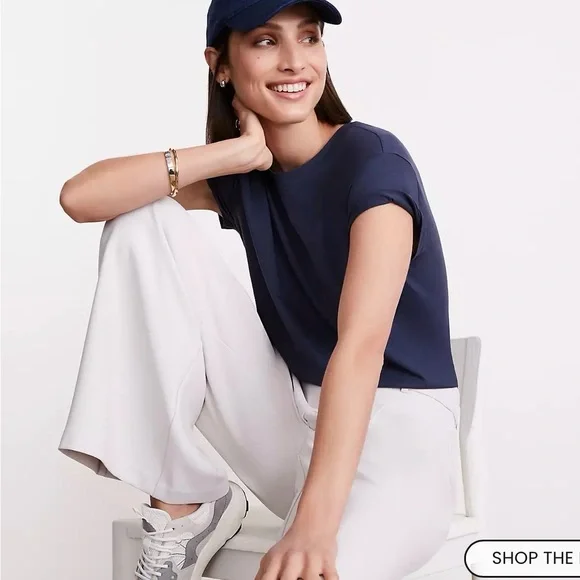 NWT LOFT Versa Workwear Tee - Picture 2 of 3